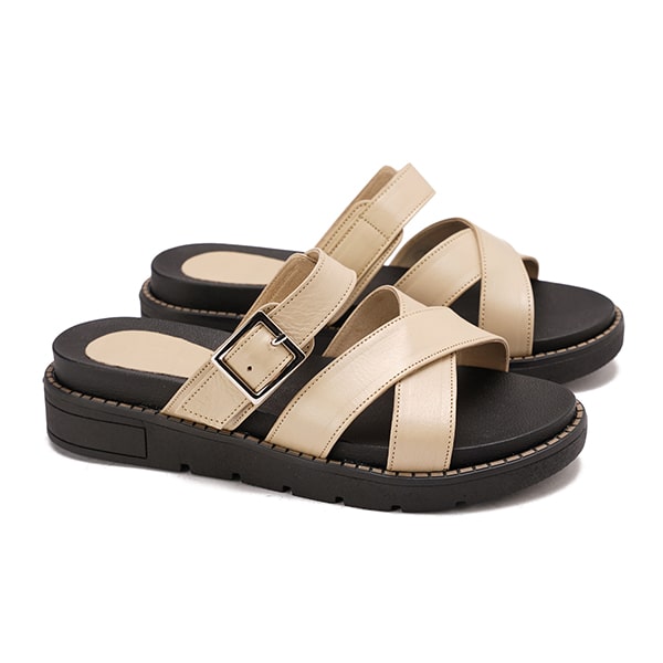 نعال متقاطعة غير لامعة