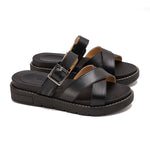 نعال متقاطعة غير لامعة