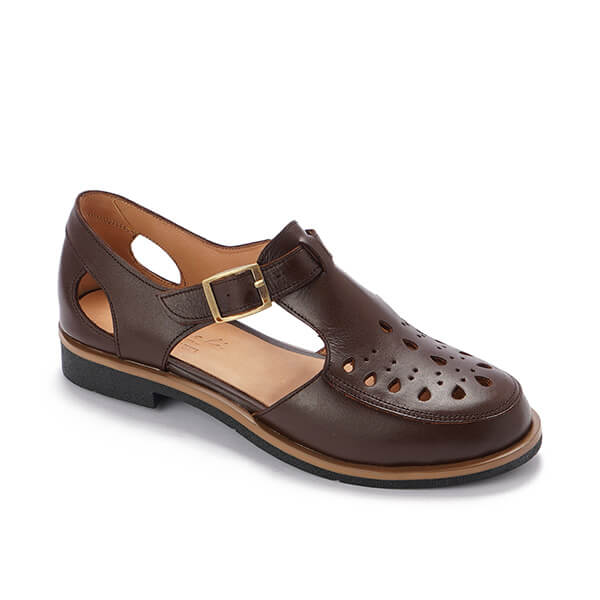 T-Bar Leather Loafers