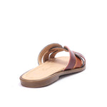 Multi-color Crisscross Slippers - Emeli Leather Store