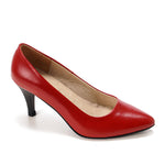 Leather Heeled Pumps