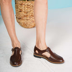 T-Bar Leather Loafers
