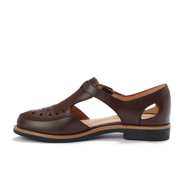 T-Bar Leather Loafers