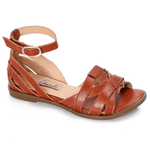 Multi-strap Havana Leather Sandals - Emeli Leather Store