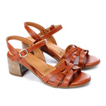 Havana Multi-strap Leather Sandals - Emeli Leather Store