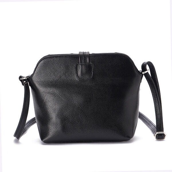 تارا - حقيبة كروس بودي جلدية مع مشبك