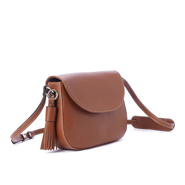 Havana Flap Tassel Cossbody Bag