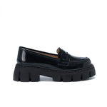 Leather Platform Loafers
