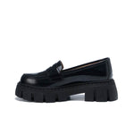 Leather Platform Loafers