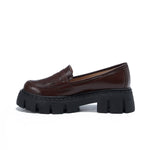 Leather Platform Loafers