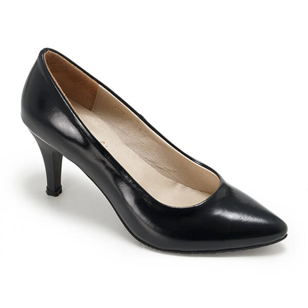 Leather Heeled Pumps