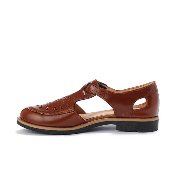 T-Bar Leather Loafers