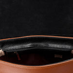 Havana * Beige * Black Flap Crossbody Bag - Emeli Leather Store