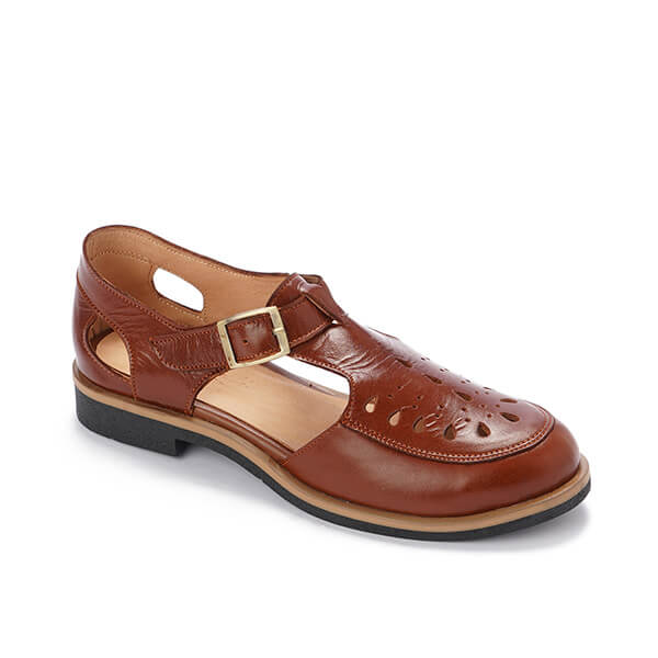 T-Bar Leather Loafers