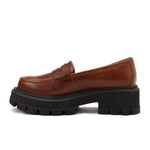 Leather Platform Loafers