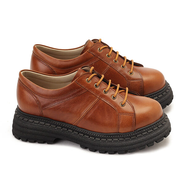 Chunky Platform Leather Shoes