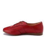 Laced-Up Leather Loafers