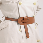 Wide Crossed Belt