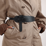Wide Crossed Belt