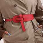 Wide Crossed Belt