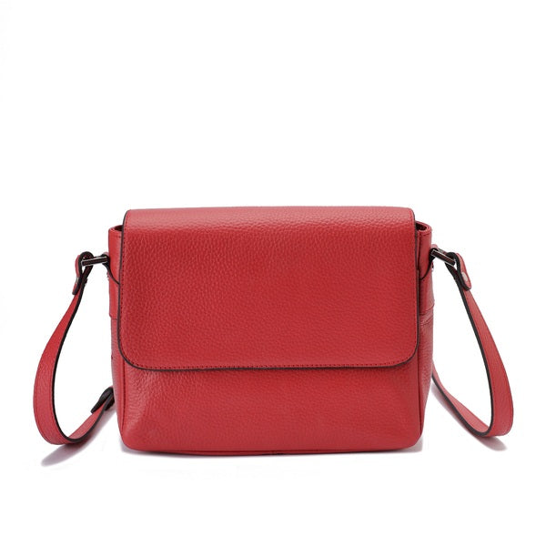 Alina – Multi-Pocket Leather Crossbody Bag