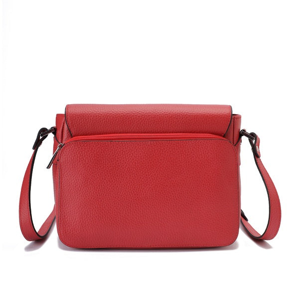 Alina – Multi-Pocket Leather Crossbody Bag
