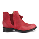 Tassel Ankle Leather Boots