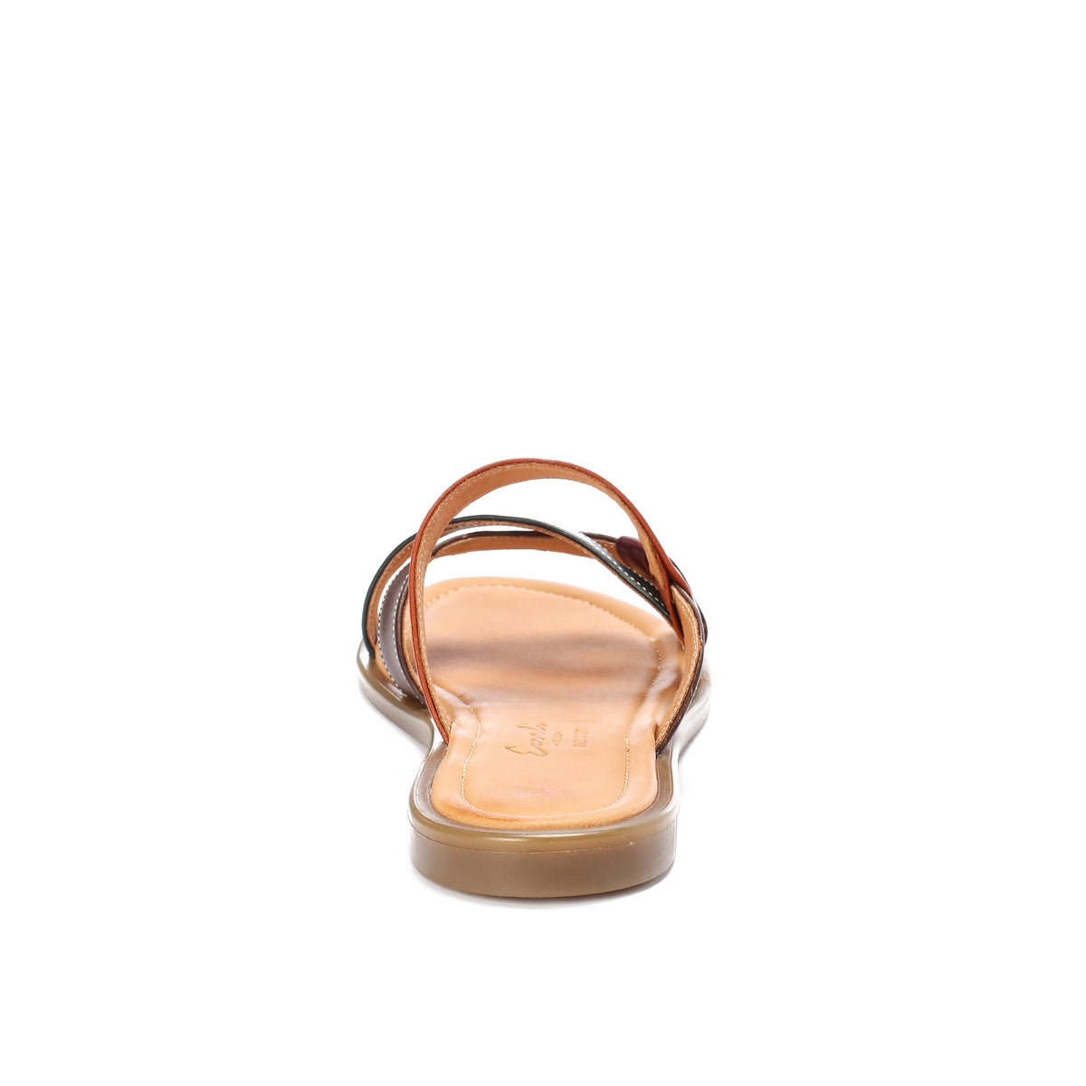 Multi-Strapped Leather Slippers