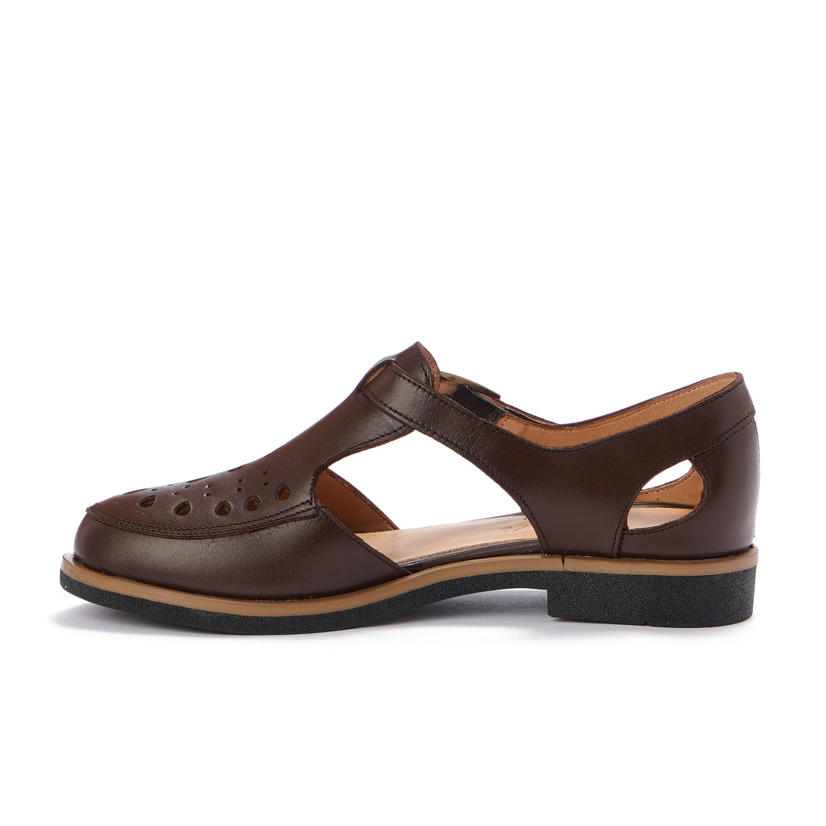 T-Bar Leather Loafers