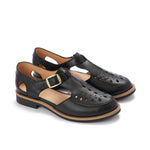 T-Bar Leather Loafers