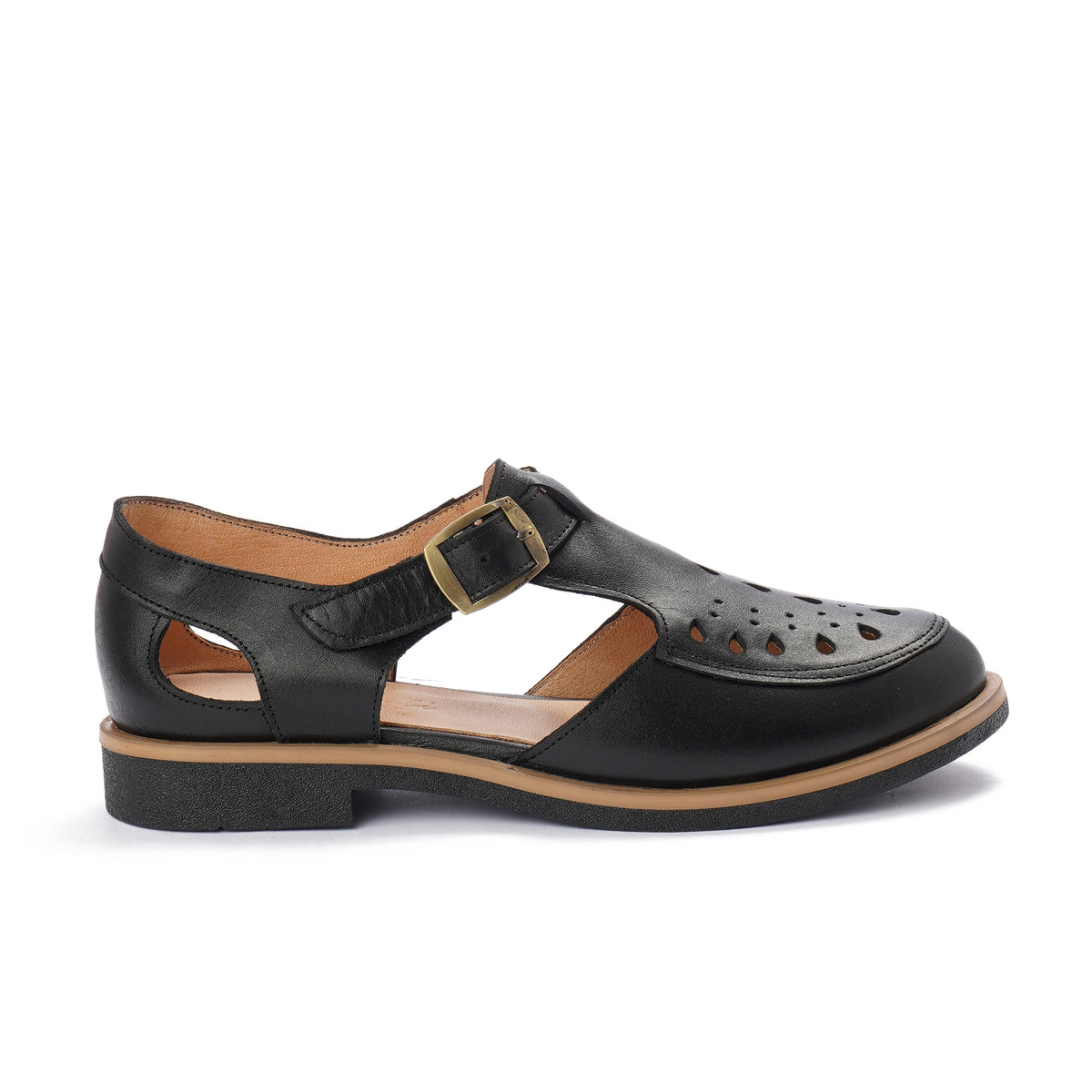 T-Bar Leather Loafers