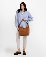 Layali – Medium-Sized Leather Tote Bag
