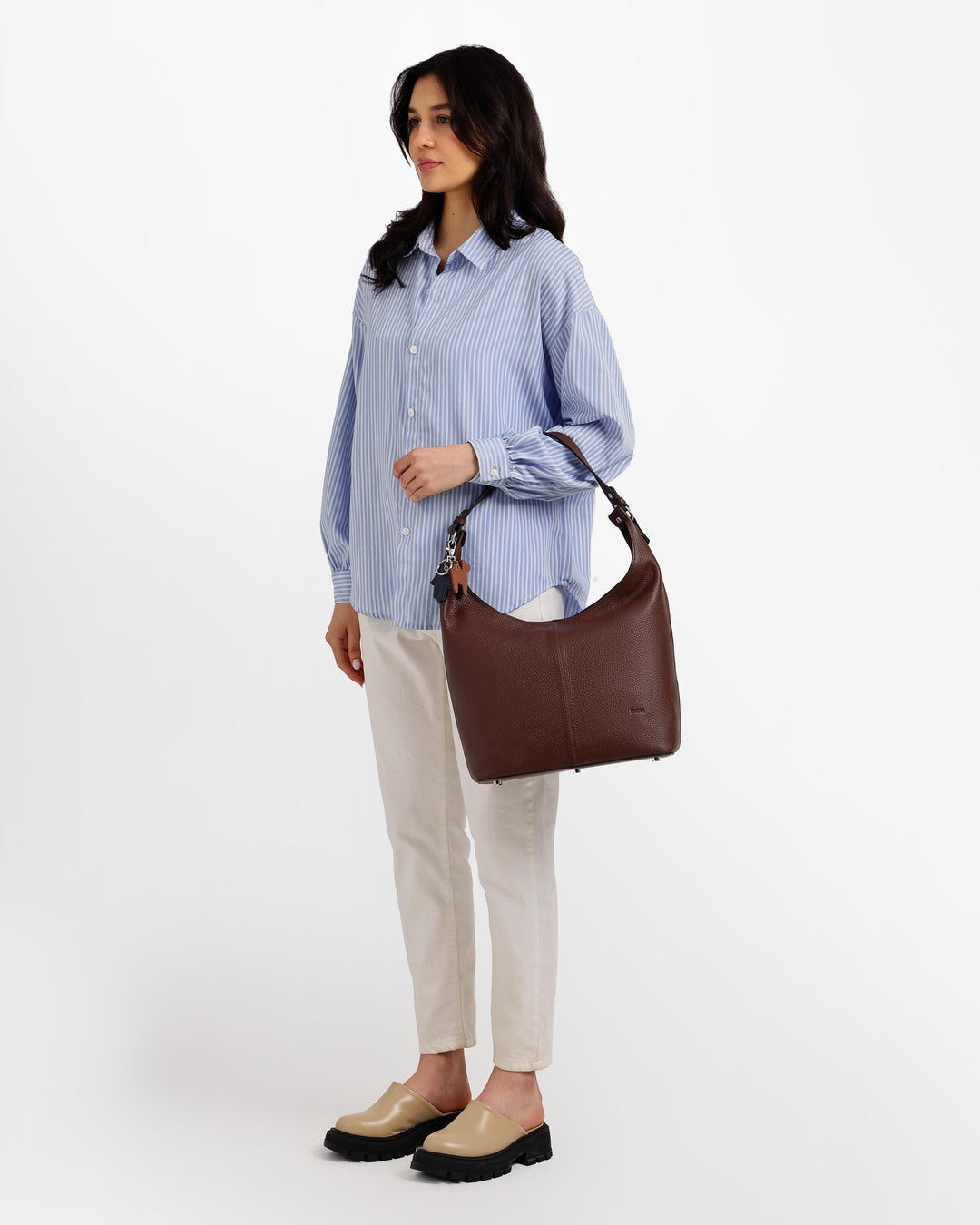 Layali – Medium-Sized Leather Tote Bag