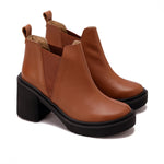 Leather Heeled Ankle Boots