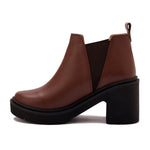Leather Heeled Ankle Boots