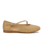 Crossed Strapped Ballerina Flats