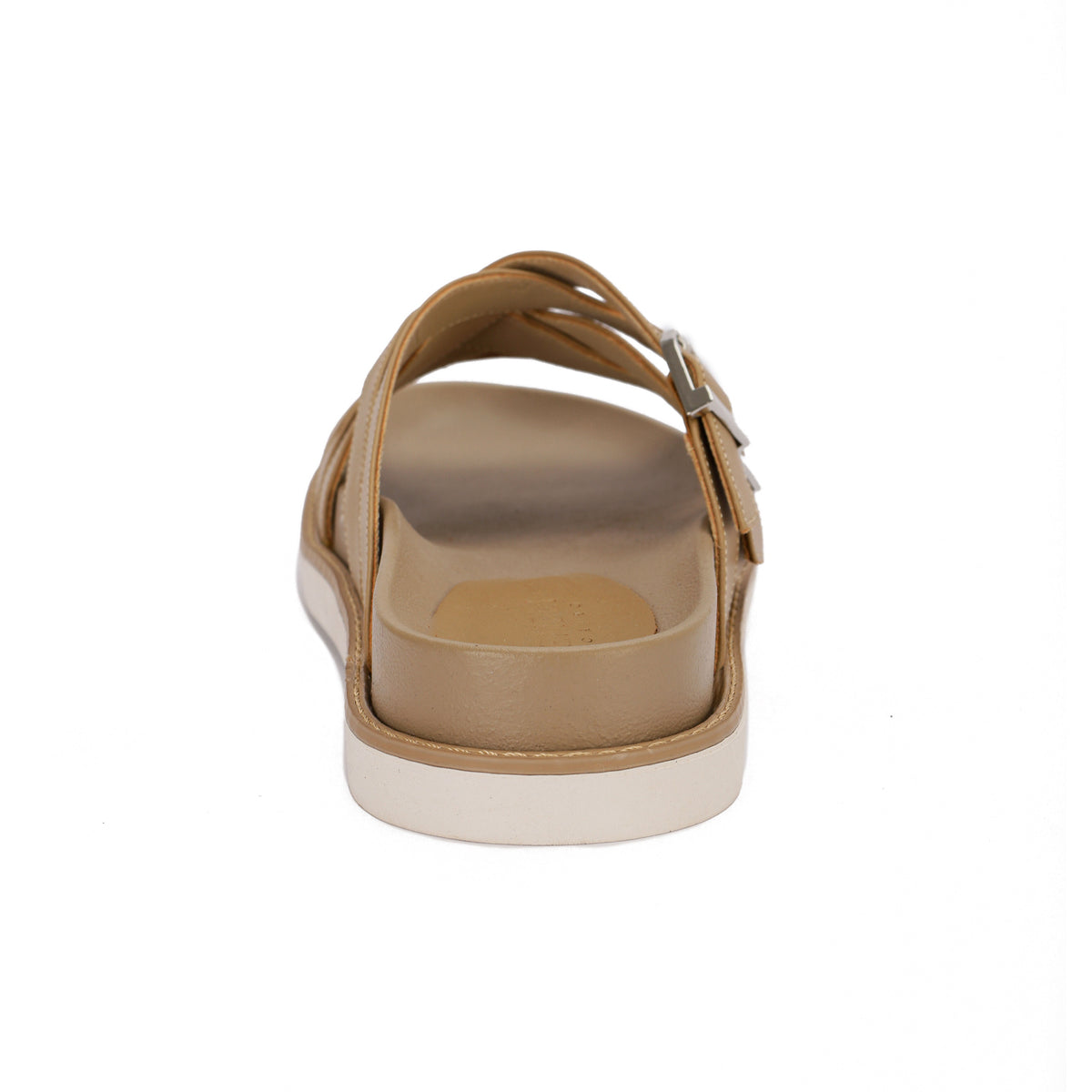 Urban Buckle Cross Slide Slippers