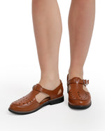 T-Bar Leather Loafers
