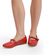 Double-Strap Ballet Flats