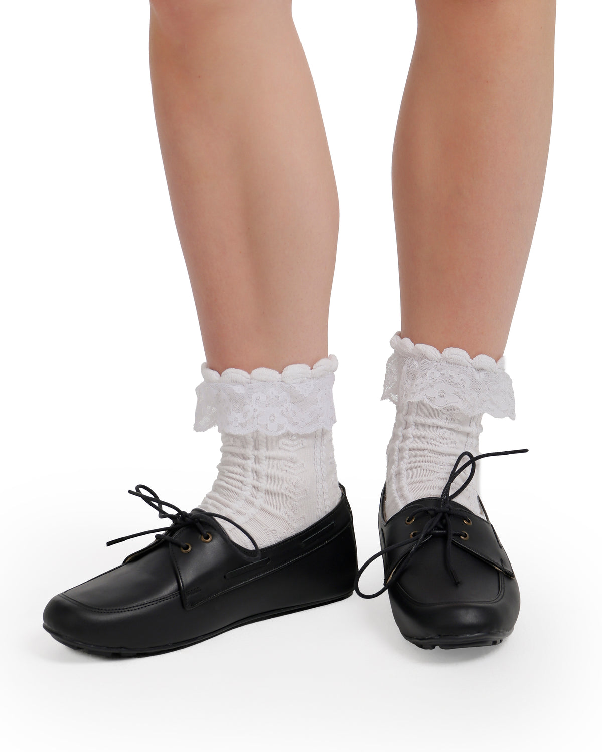 Leather Laced Loafers