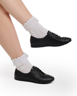 Laced-Up Leather Loafers
