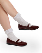 Double-Strap Ballet Flats