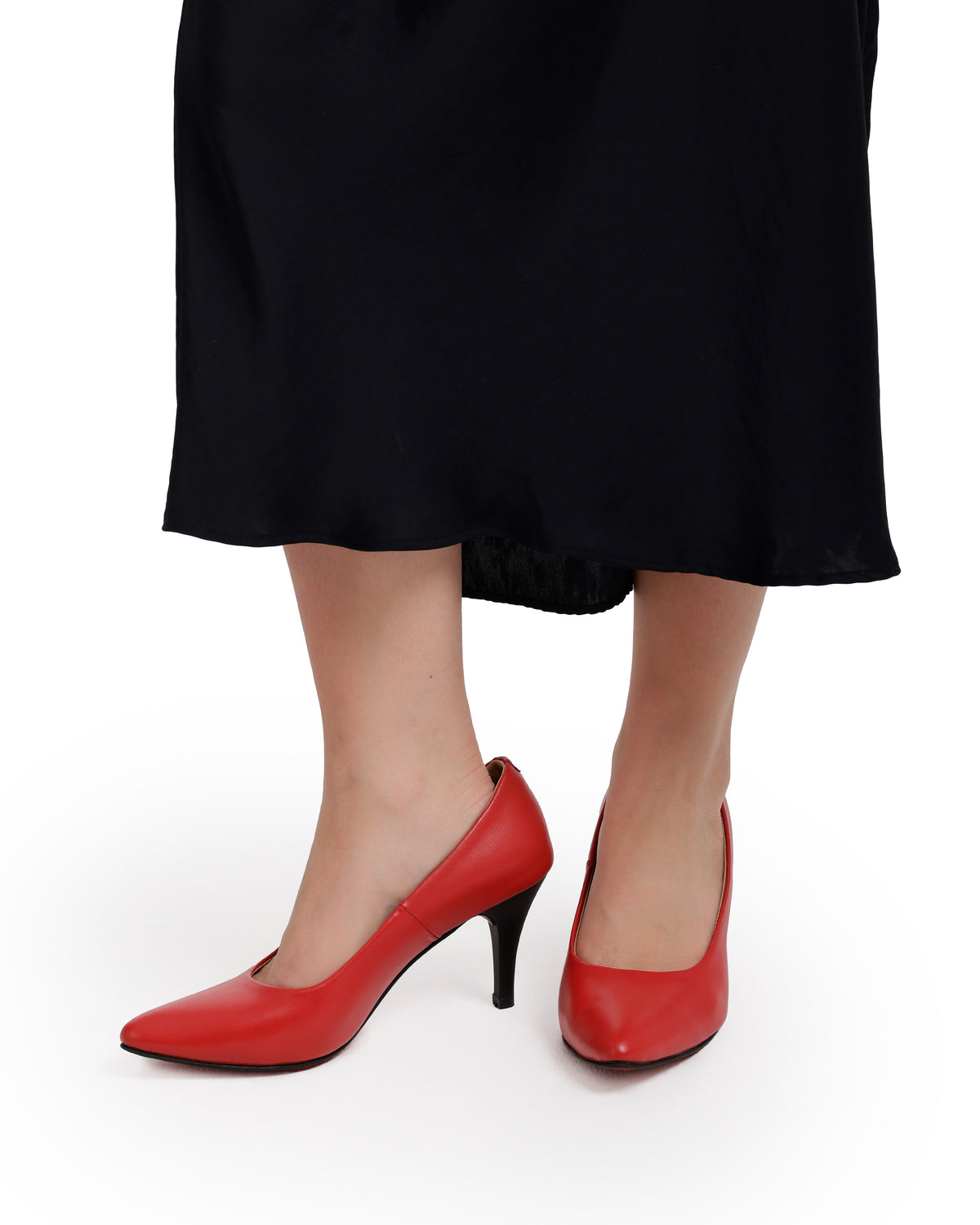 Leather Heeled Pumps