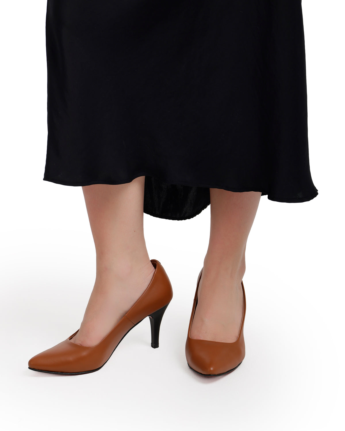 Leather Heeled Pumps