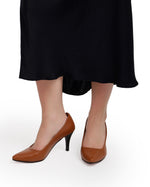 Leather Heeled Pumps