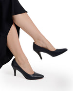 Leather Heeled Pumps