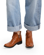 Tassel Ankle Leather Boots