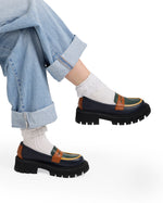 Leather Platform Loafers