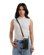 Compact crossbody pouch