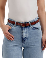 Classic Thin Leather Belt